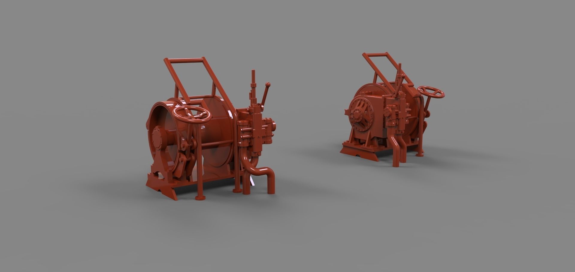 Winch RR 50 3D print model_1