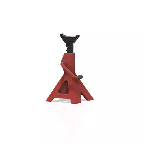 3d printable axle stand for scale model building 3D print model