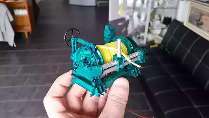 Winch for the rescue cruiser Hermann Marwede