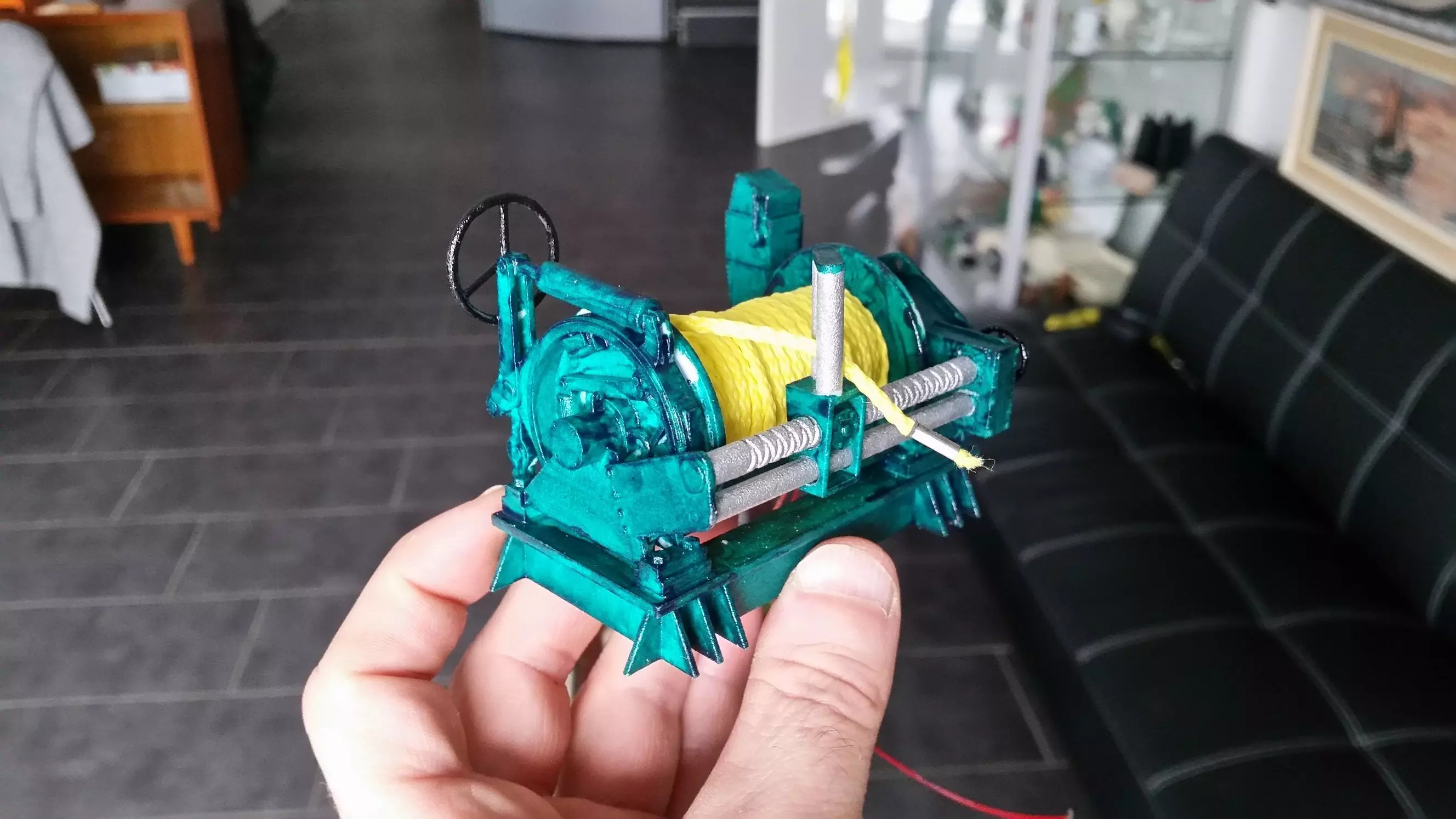 Winch for the rescue cruiser Hermann Marwede 3D print model_0