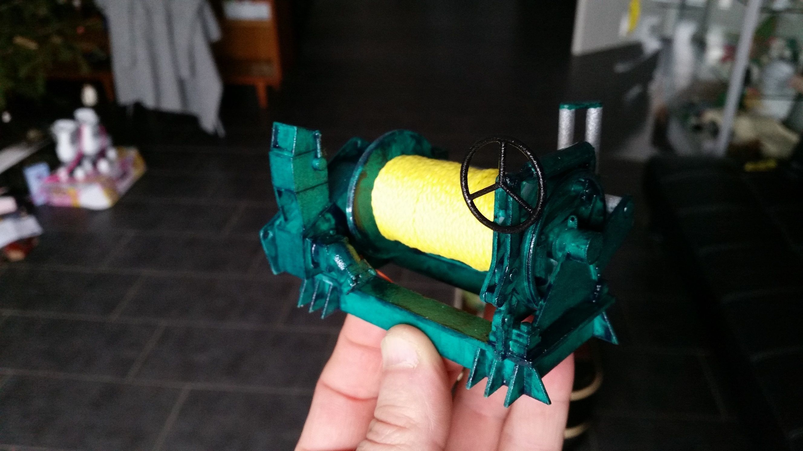 Winch for the rescue cruiser Hermann Marwede 3D print model_1