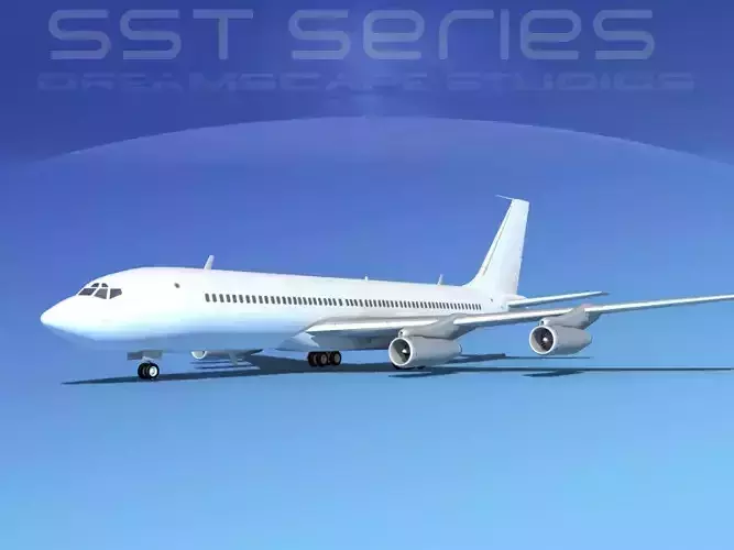 Boeing 707-320 SS Unmarked 1