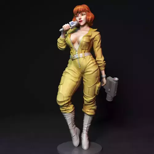 April o Neil 3D print model