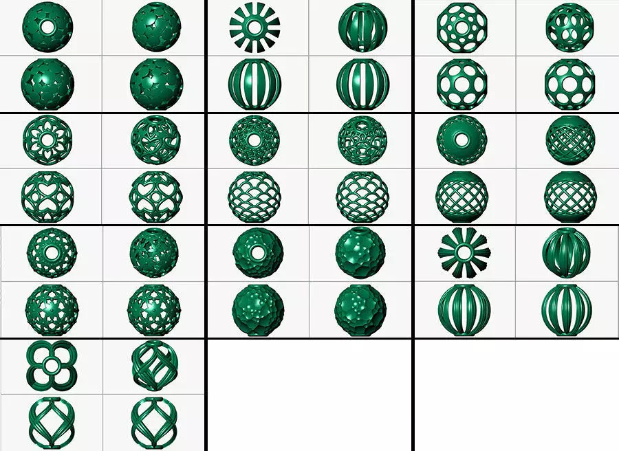 spherical beads 3D print model_0