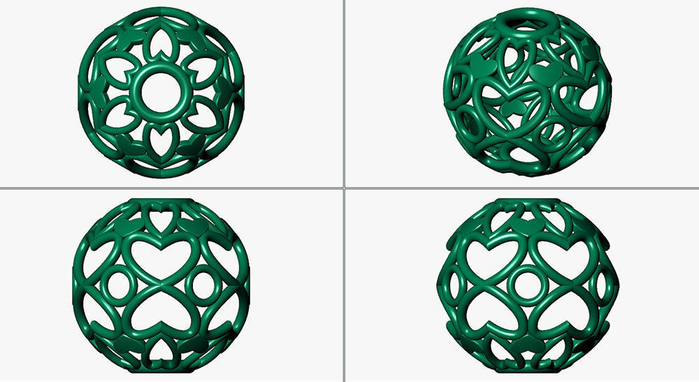 spherical beads 3D print model_7