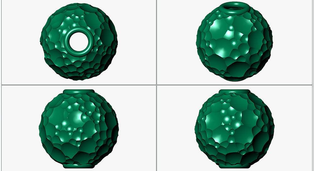 spherical beads 3D print model_2
