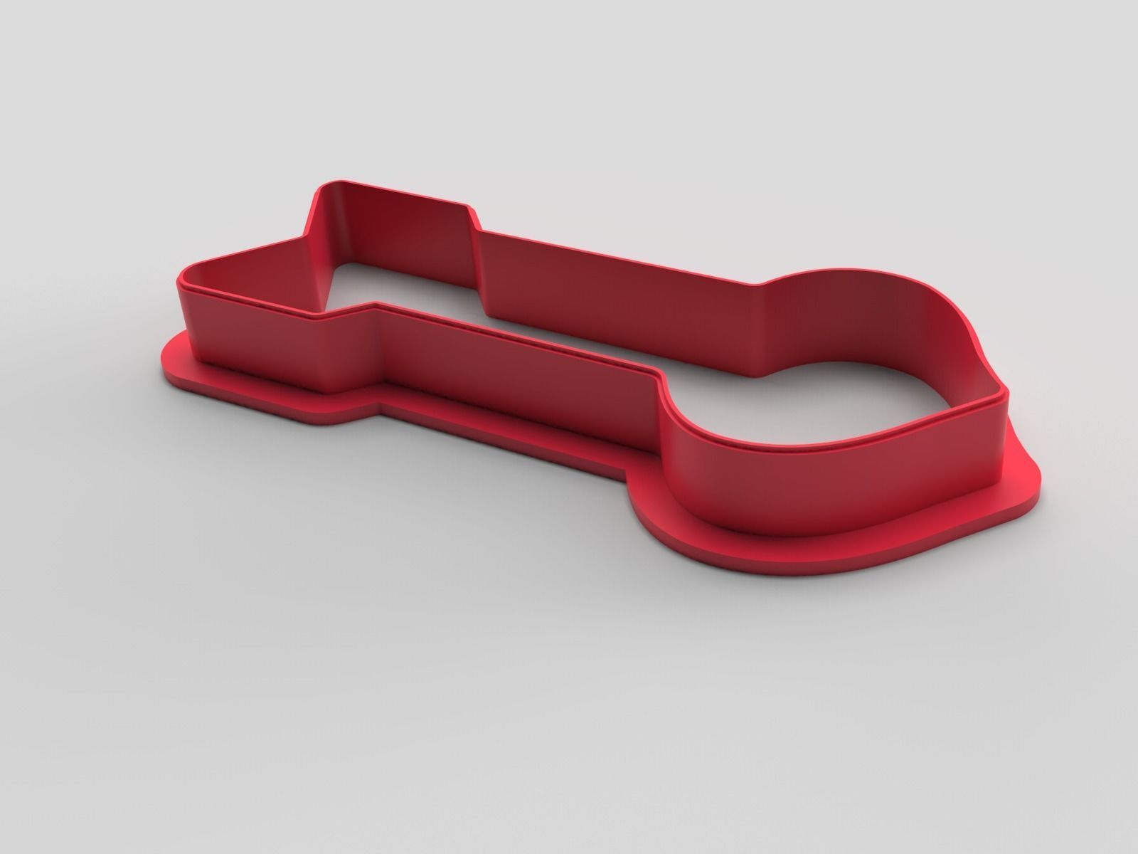 Cookie cutter and stamp - Arrow and love 3D print model_1
