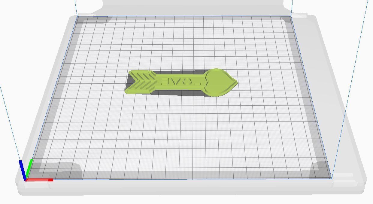 Cookie cutter and stamp - Arrow and love 3D print model_8