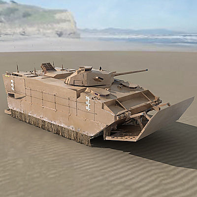 US Marine Corps Expeditionary Fighting Vehicle 3D model_8