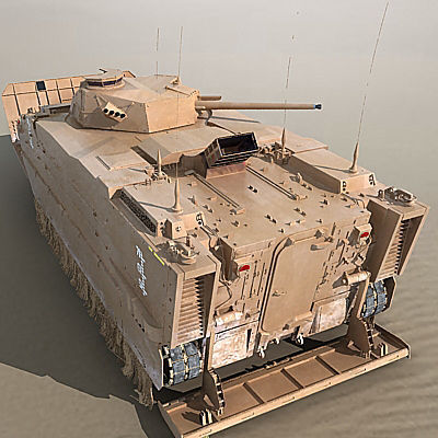 US Marine Corps Expeditionary Fighting Vehicle 3D model_2