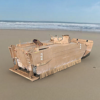US Marine Corps Expeditionary Fighting Vehicle 3D model_7