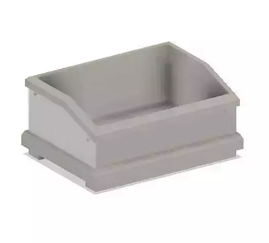 Model Railway Lineside Ballast or Chip Bins 3D print model