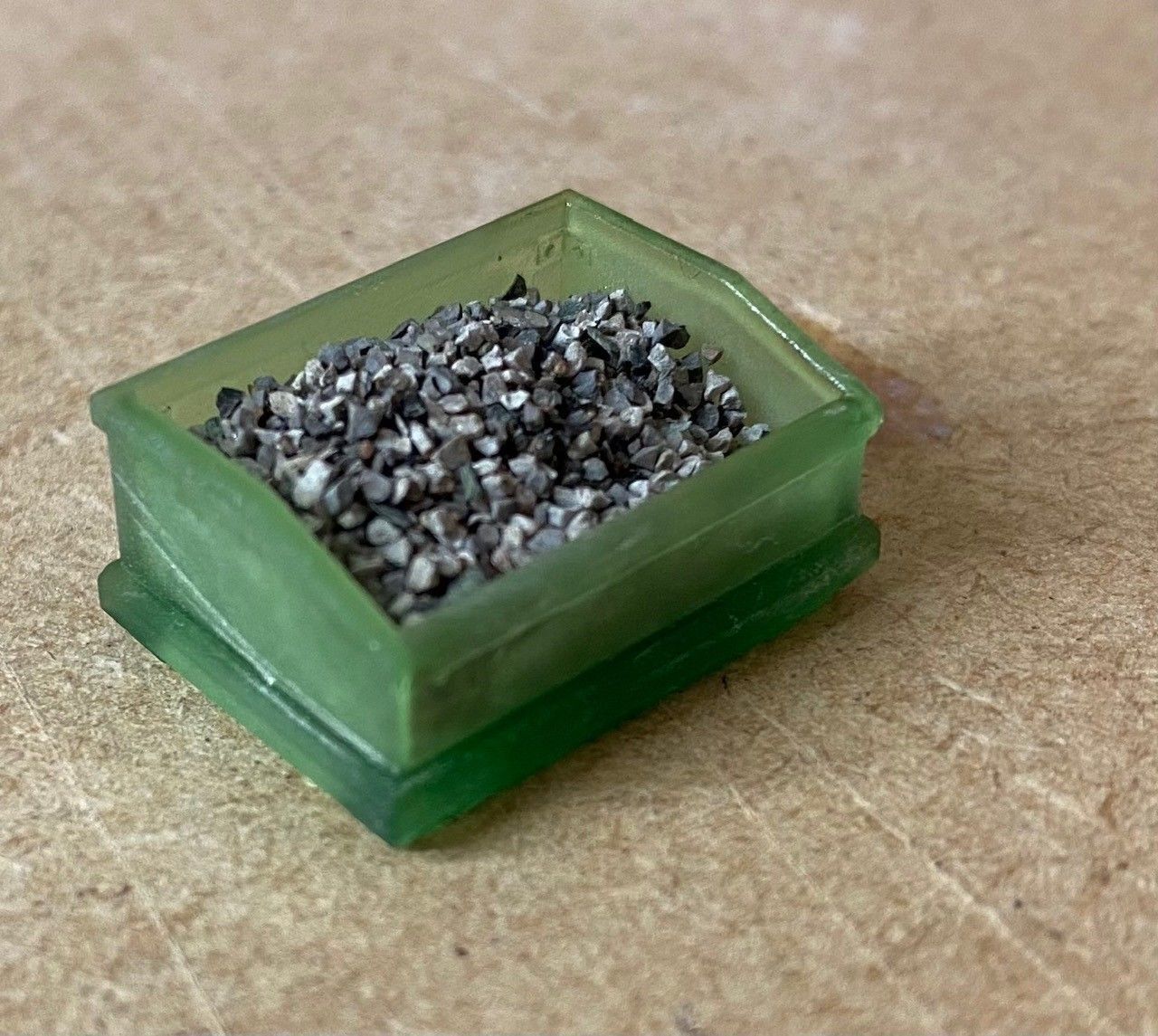 Model Railway Lineside Ballast or Chip Bins 3D print model_2