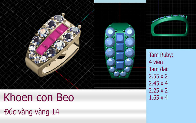 Module of pendant 3D print model