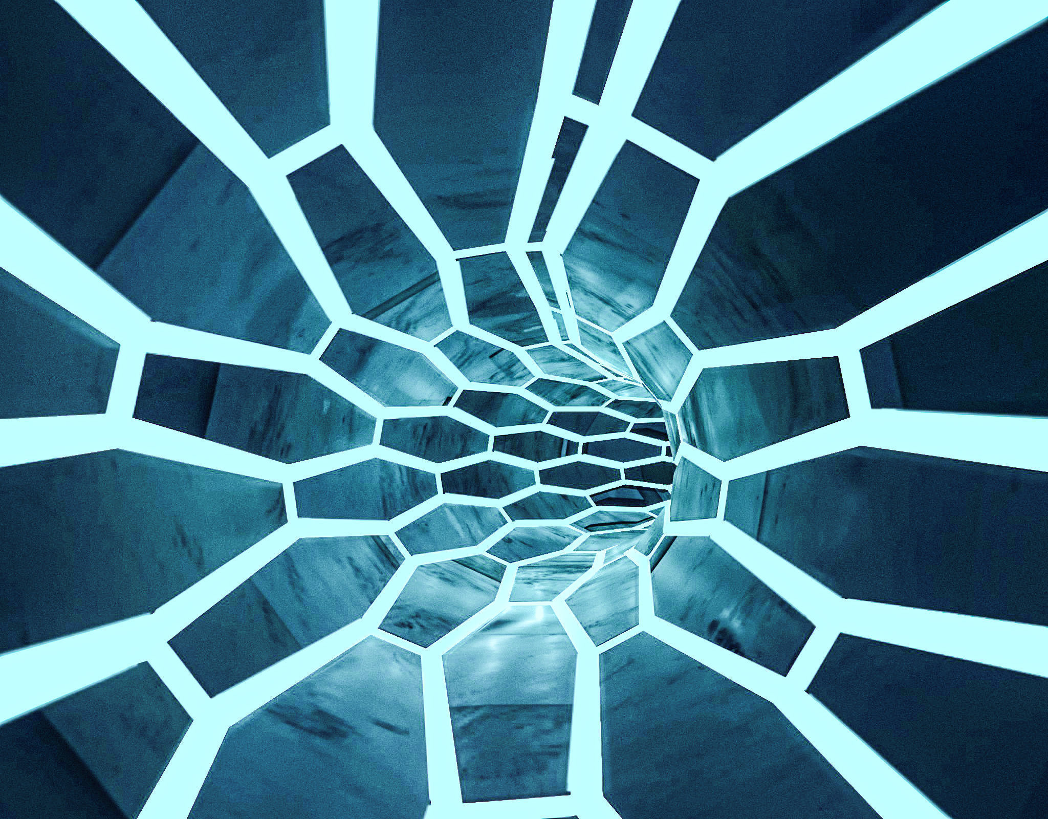  Sci Fi Tunnel Pack modular  Lowpoly Low-poly 3D model_2