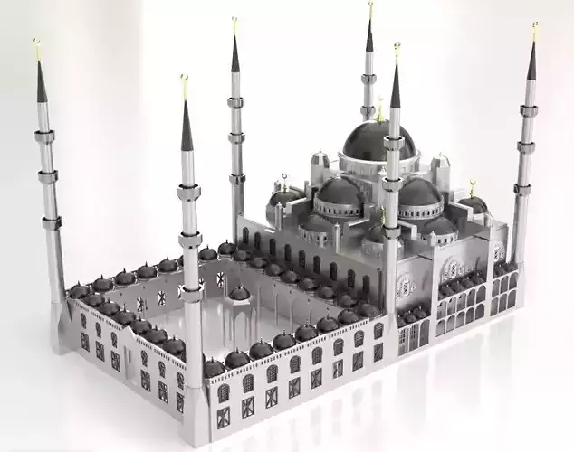 Sultanahmet Mosque 3D model