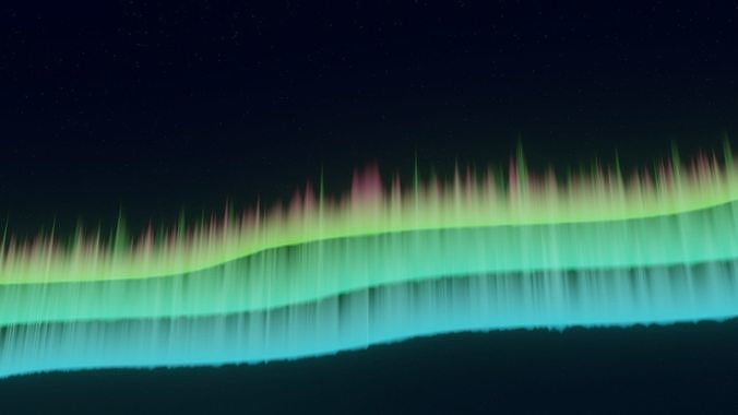 Aurora Material No Volumetrics Free low-poly 3D model