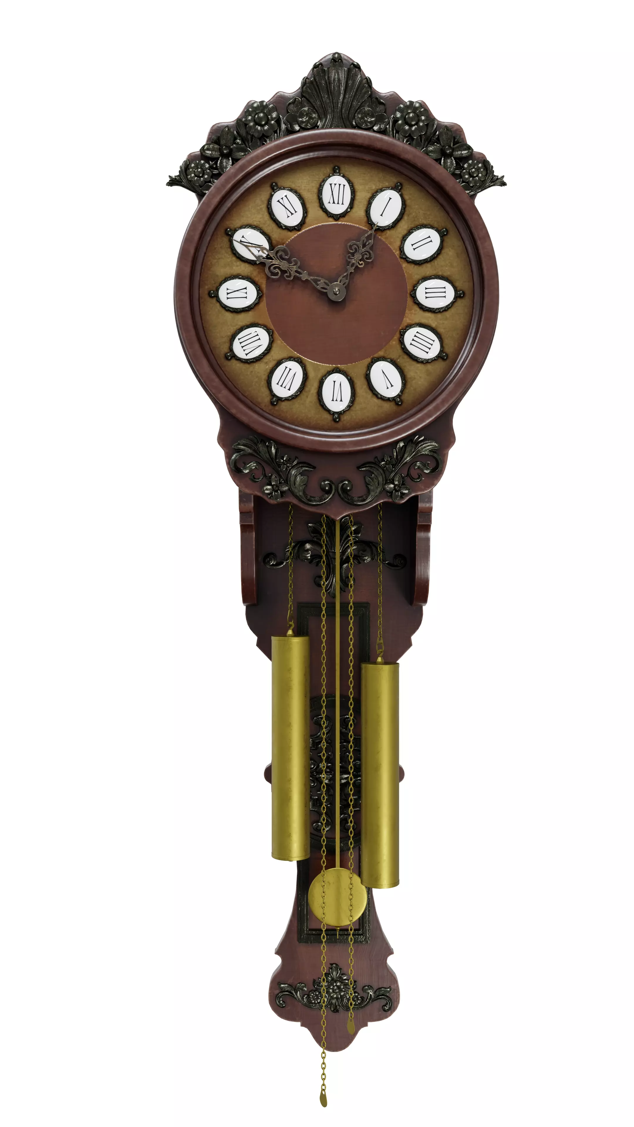 GRANDFATHER CLOCK Free 3D model_0