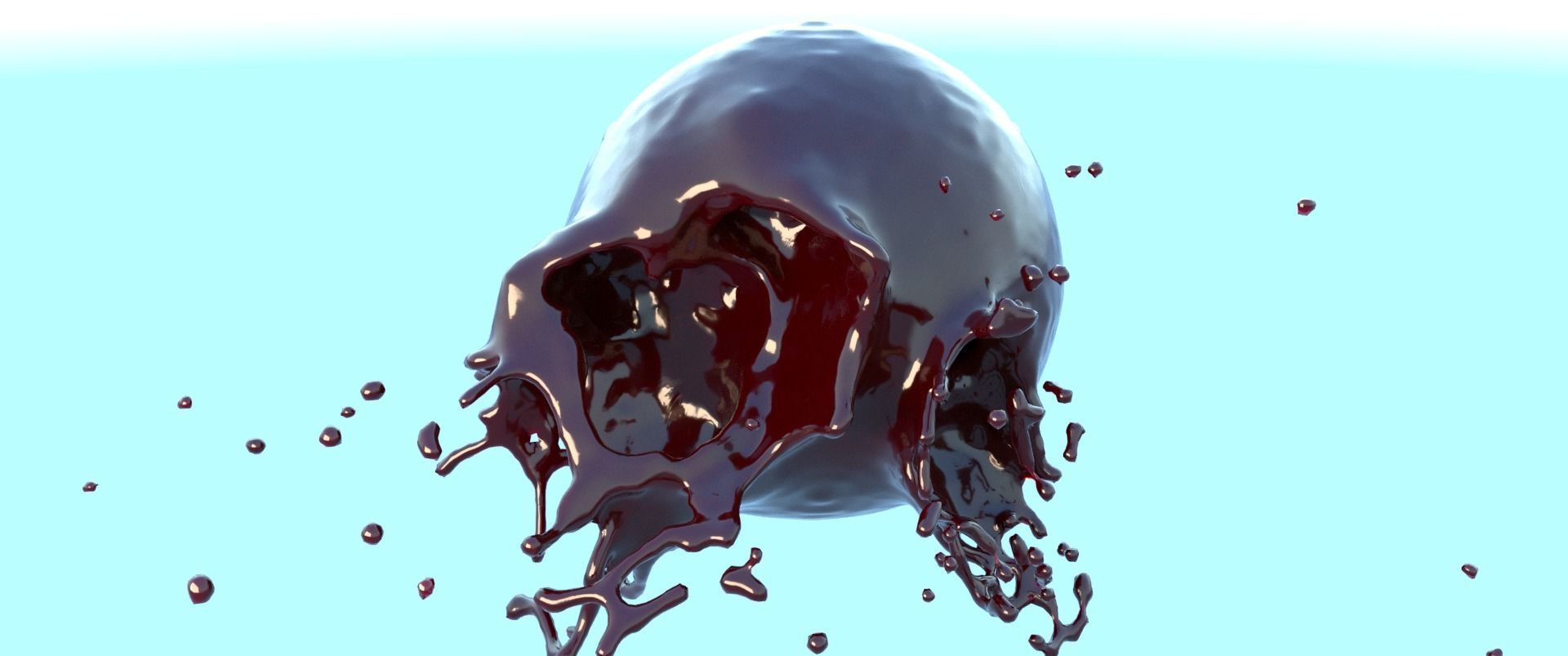 Tear of a drop 3D model_2
