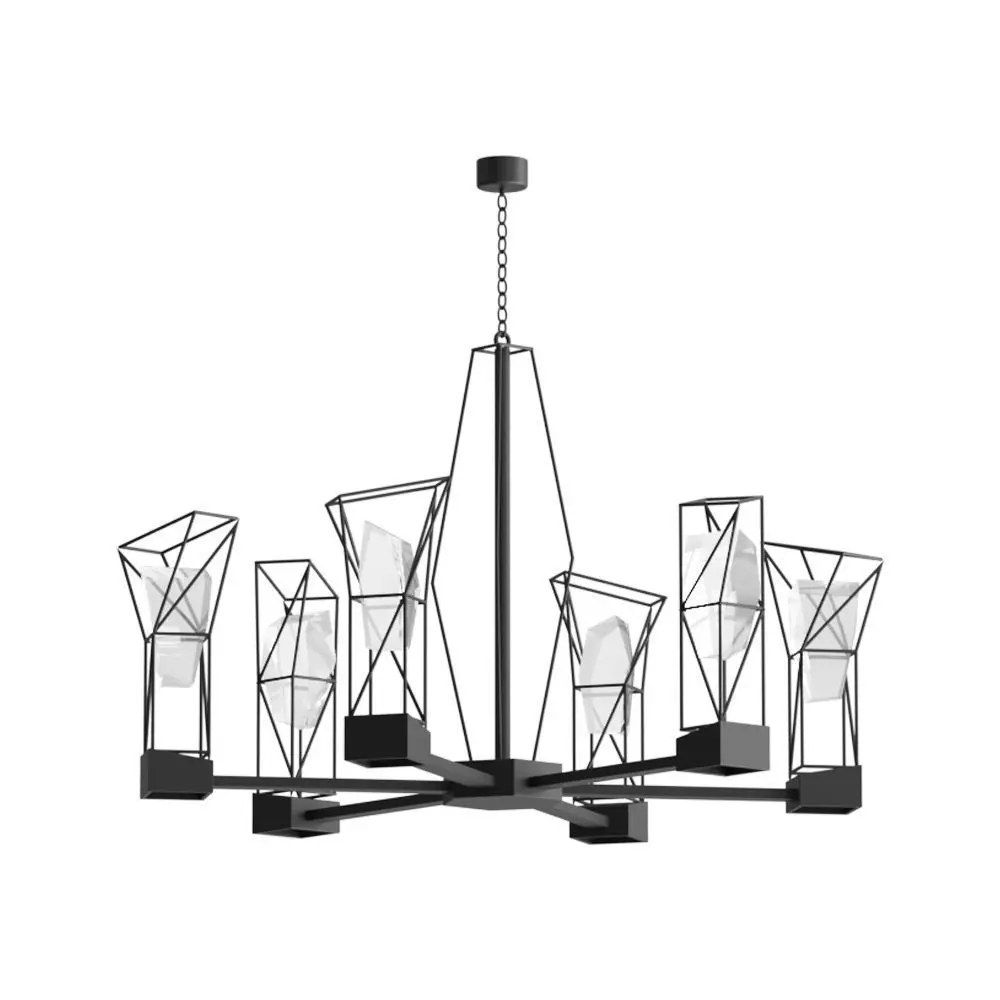 Pendant chandelier PROGETTO 3D model