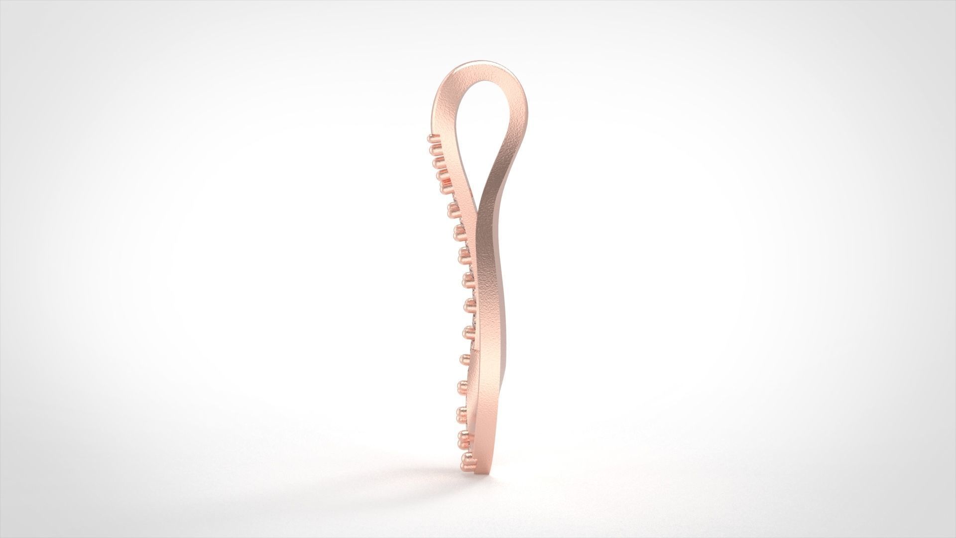 Model 412  Diamond Pendant 3D print model_1