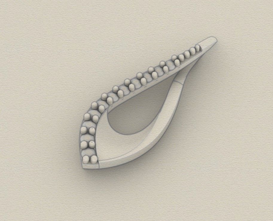 Model 412  Diamond Pendant 3D print model_8