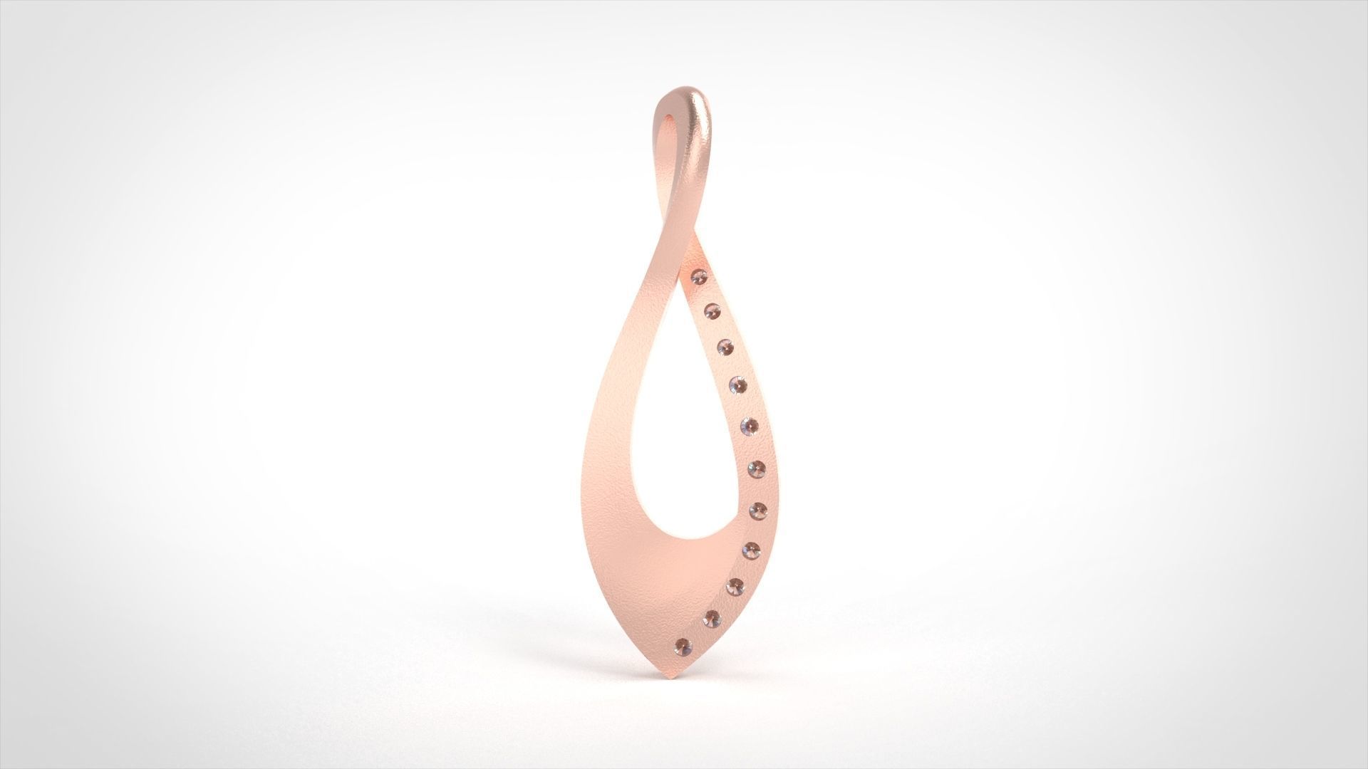 Model 412  Diamond Pendant 3D print model_2