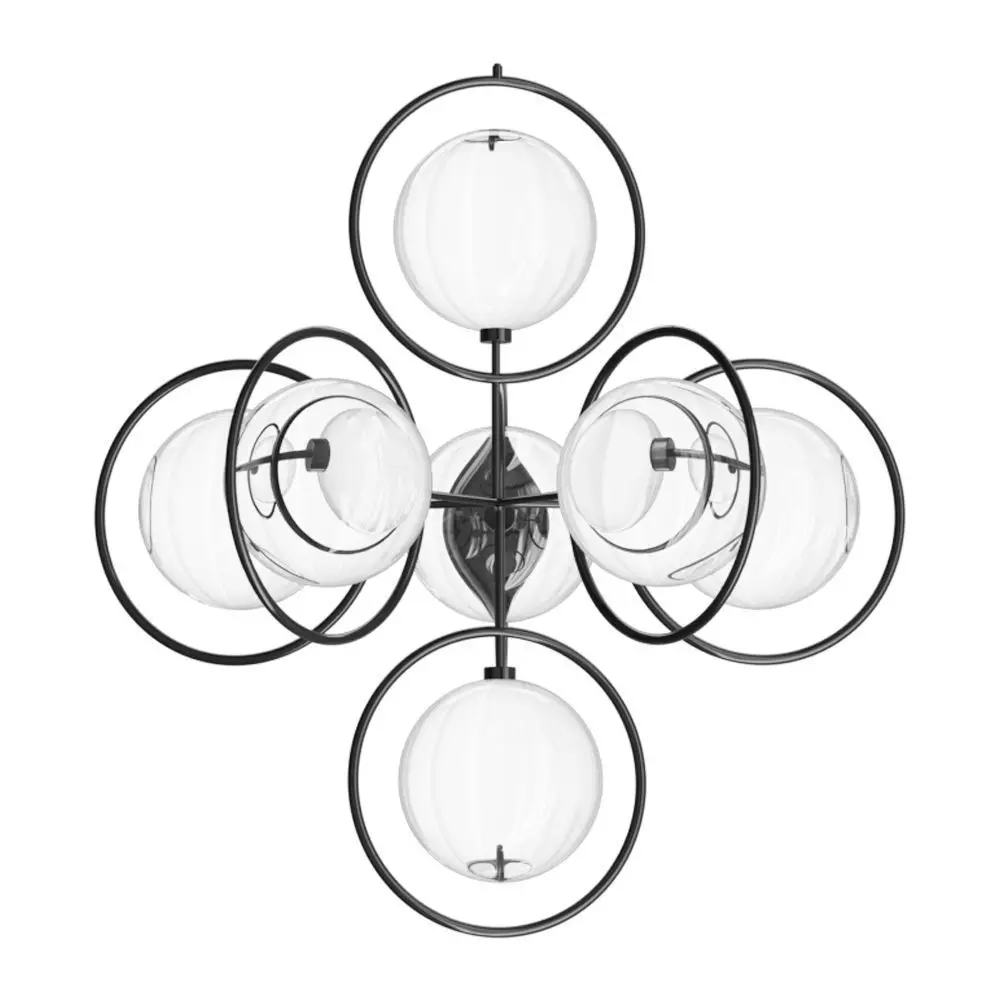 Hanging chandelier Alfa 3D model