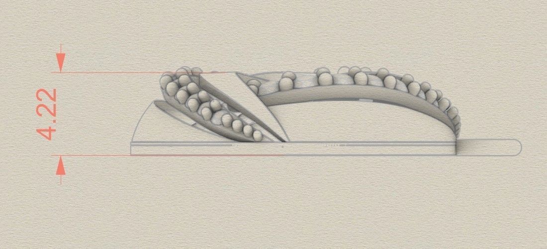 Model 413  Diamond Pendant 3D print model_8