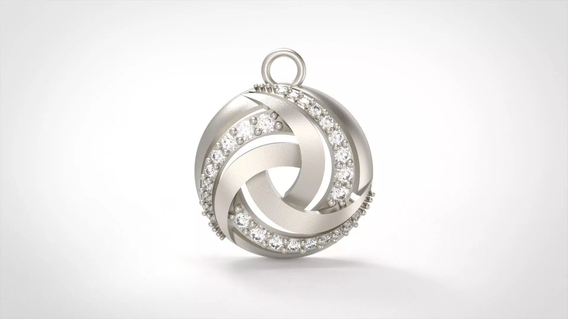 Model 413  Diamond Pendant 3D print model_0