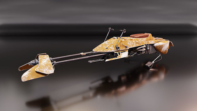 Star Wars Speeder Bike 3D model