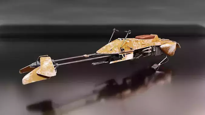 Star Wars Speeder Bike 3D model