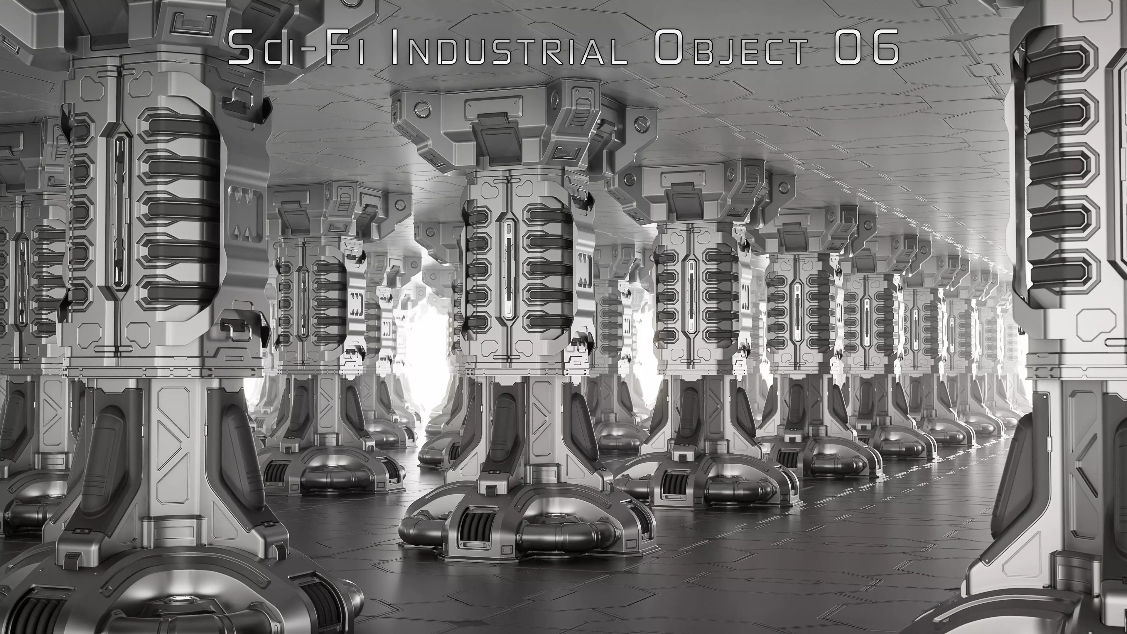 Sci-Fi Industrial Object 06 3D model_0