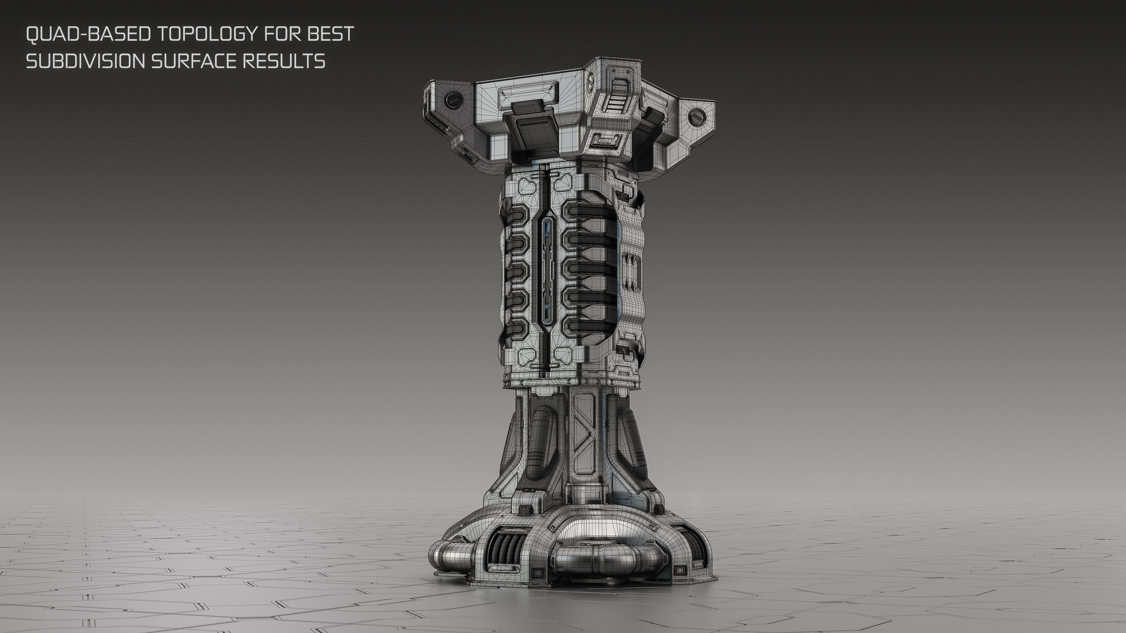 Sci-Fi Industrial Object 06 3D model_3