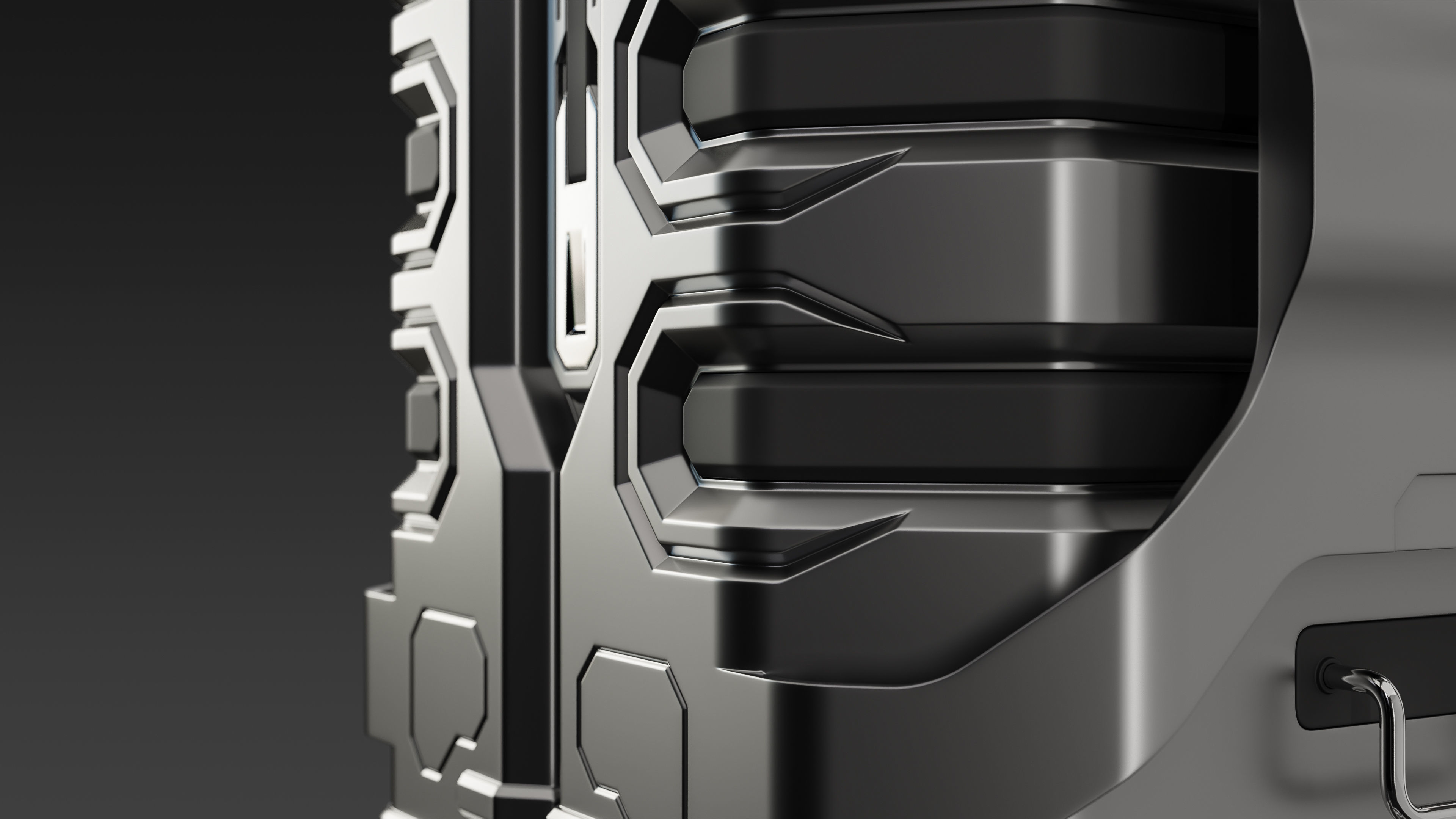 Sci-Fi Industrial Object 06 3D model_9