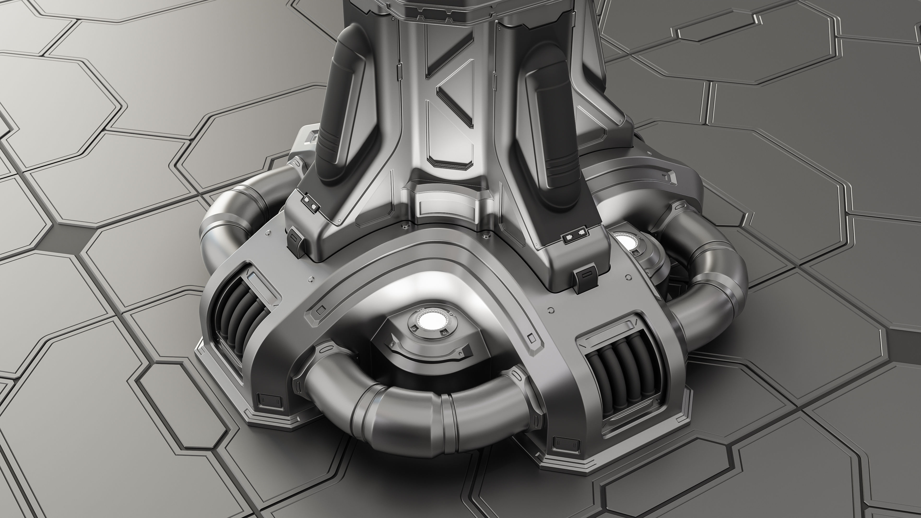 Sci-Fi Industrial Object 06 3D model_4
