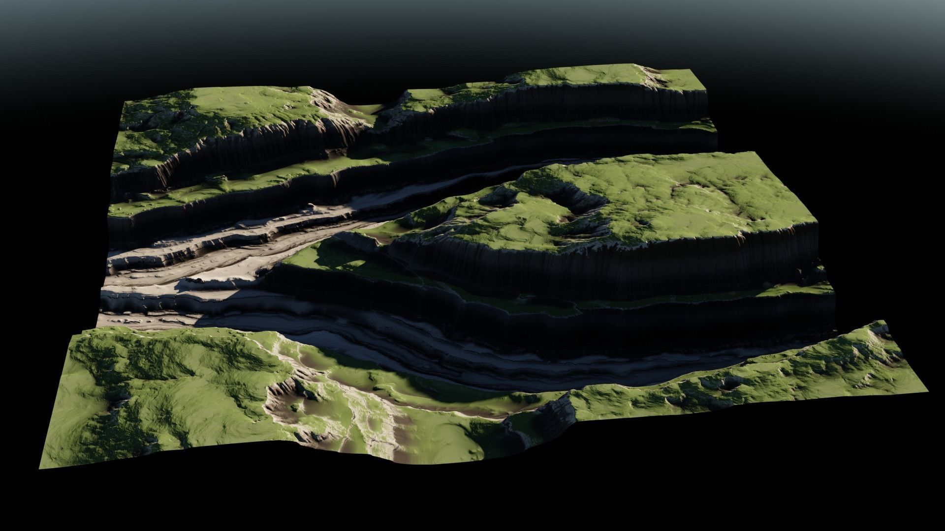 Plateau River 3D Model Collection_17