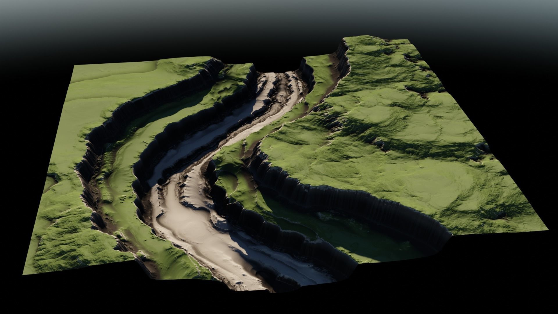 Plateau River 3D Model Collection_7