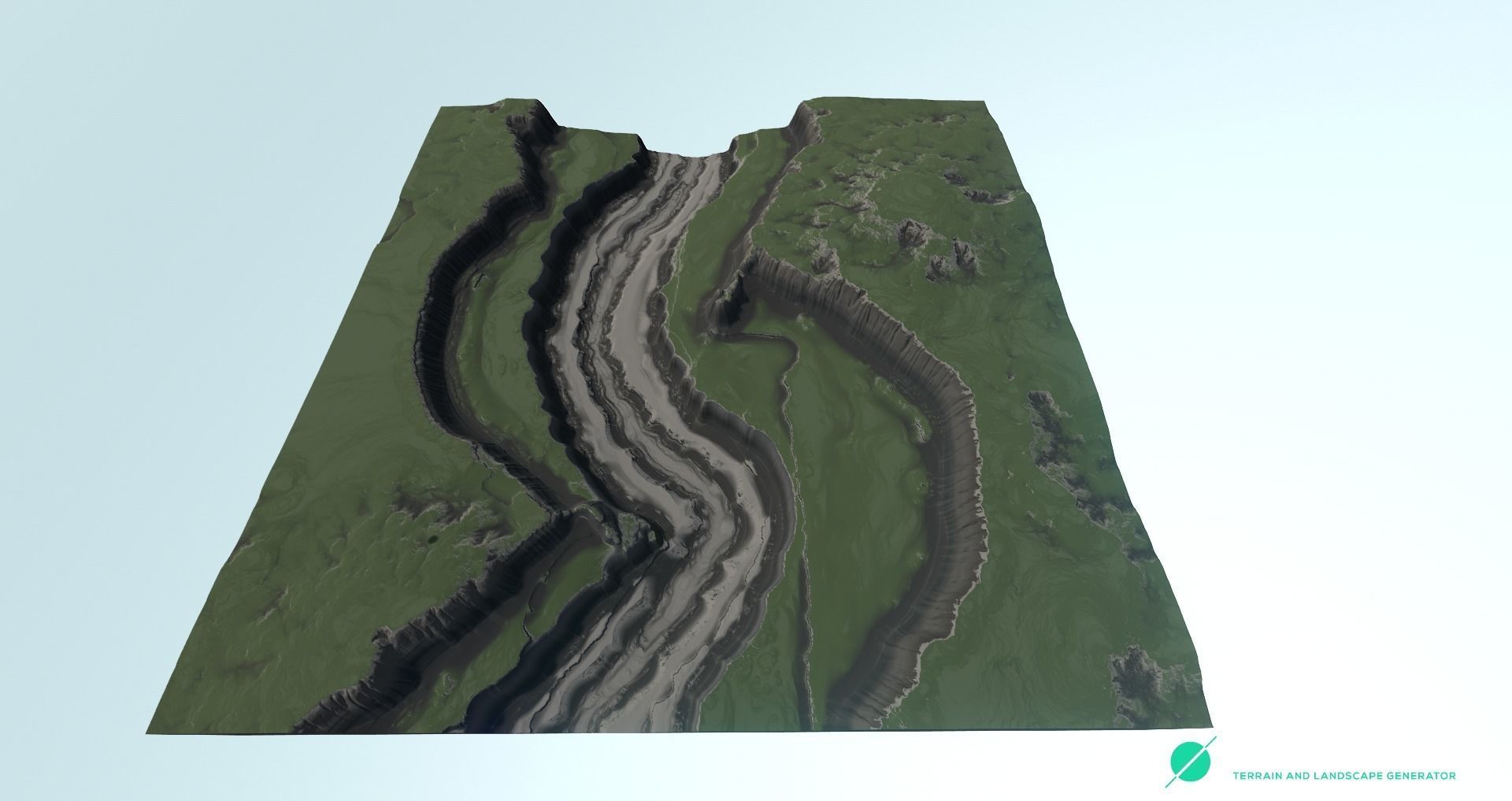 Plateau River 3D Model Collection_8