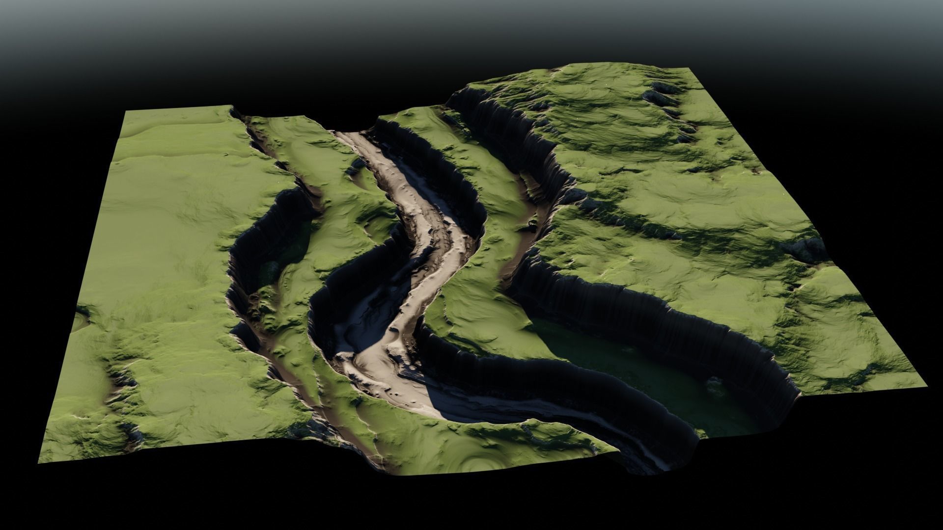 Plateau River 3D Model Collection_4