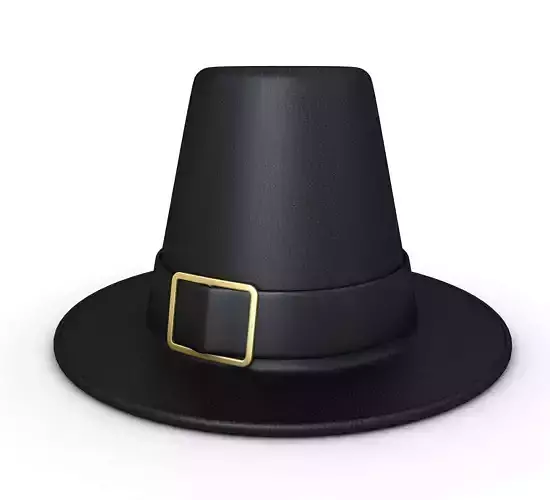 Pilgrim Hat 3D model