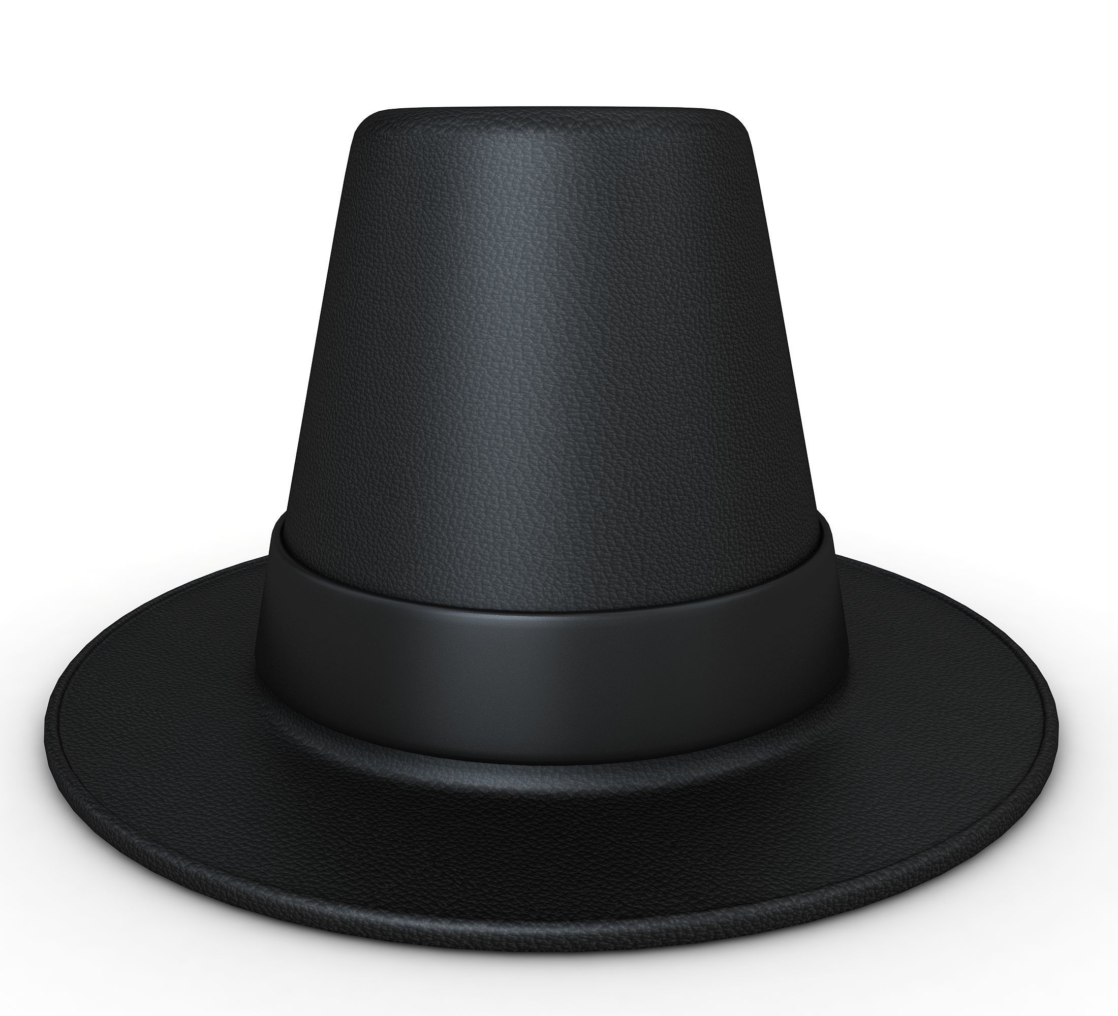 Pilgrim Hat 3D model_1
