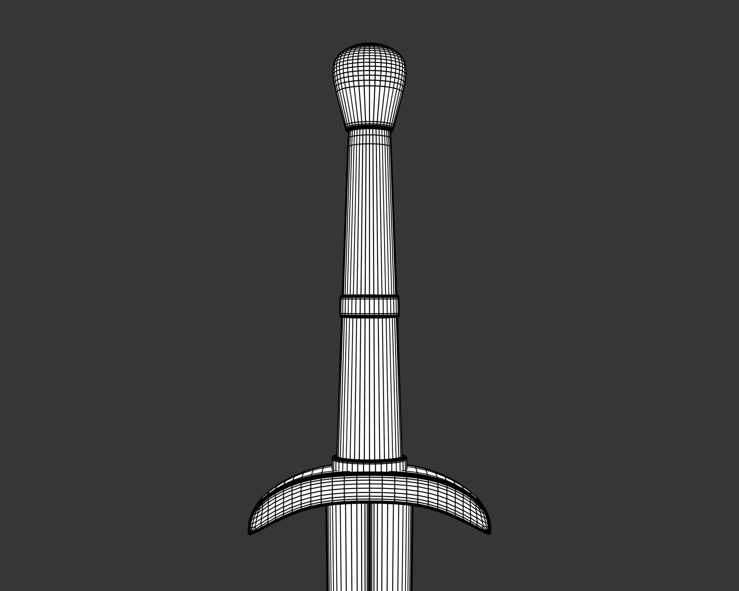 Medieval Collection Common Sword and Shield _16