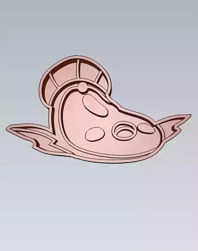 Pokemon Stunfisk Cookie Cutter Stamp Cake Decorating