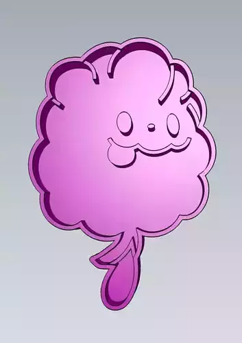 Pokemon Swirlix Cookie Cutter Stamp Cake Decorating