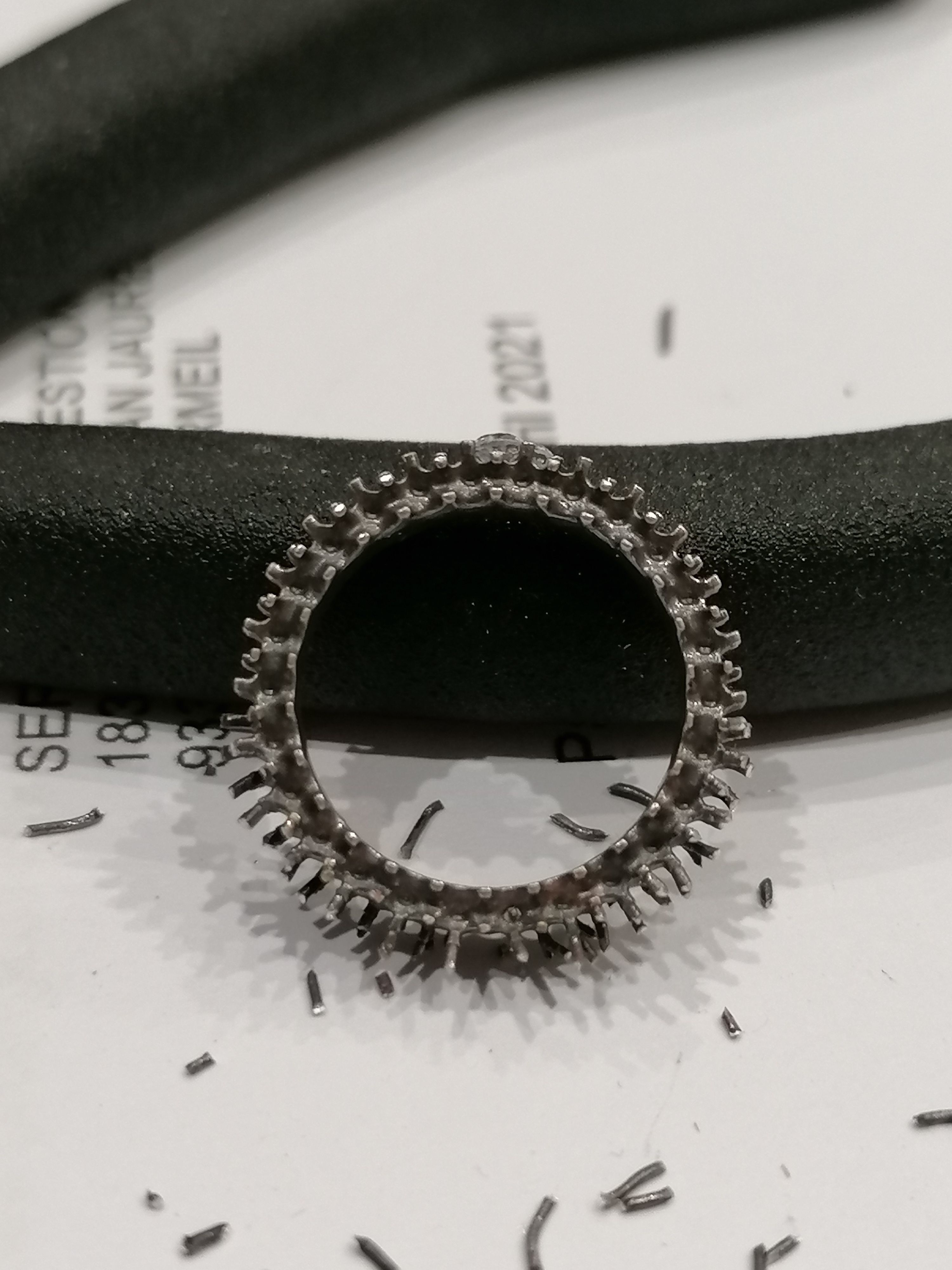 Engagement ring 3D print model_8