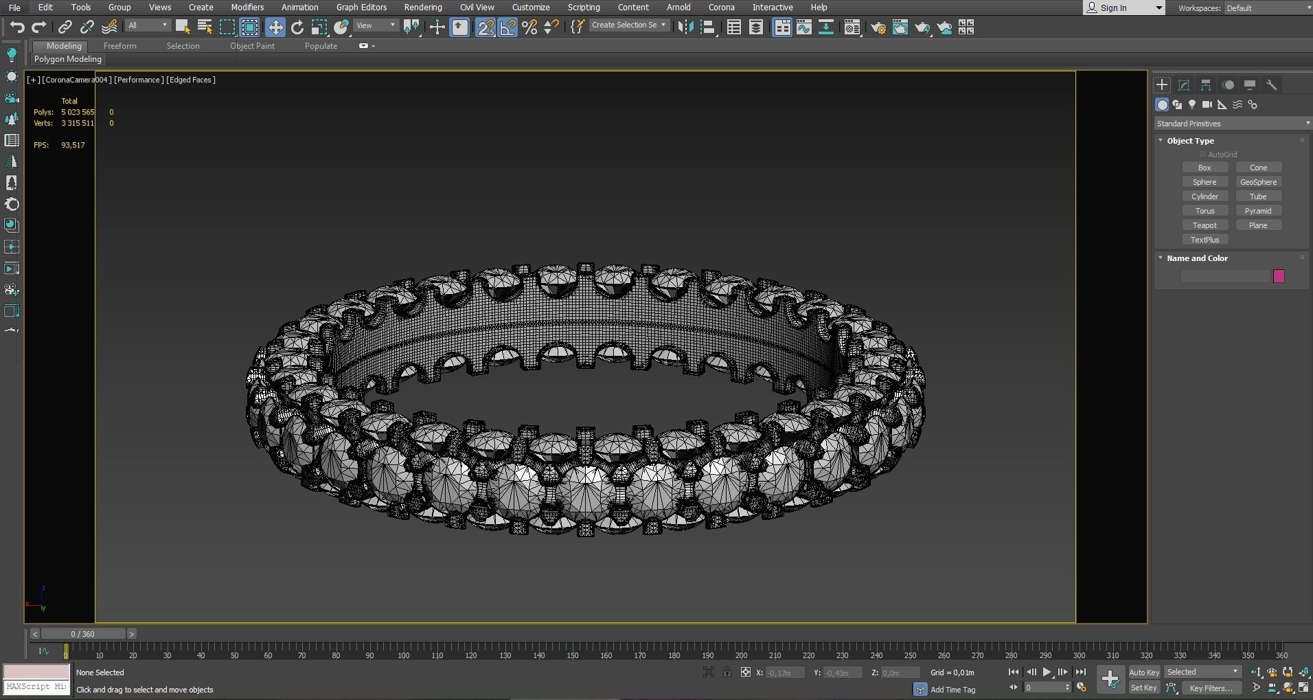 Engagement ring 3D print model_12