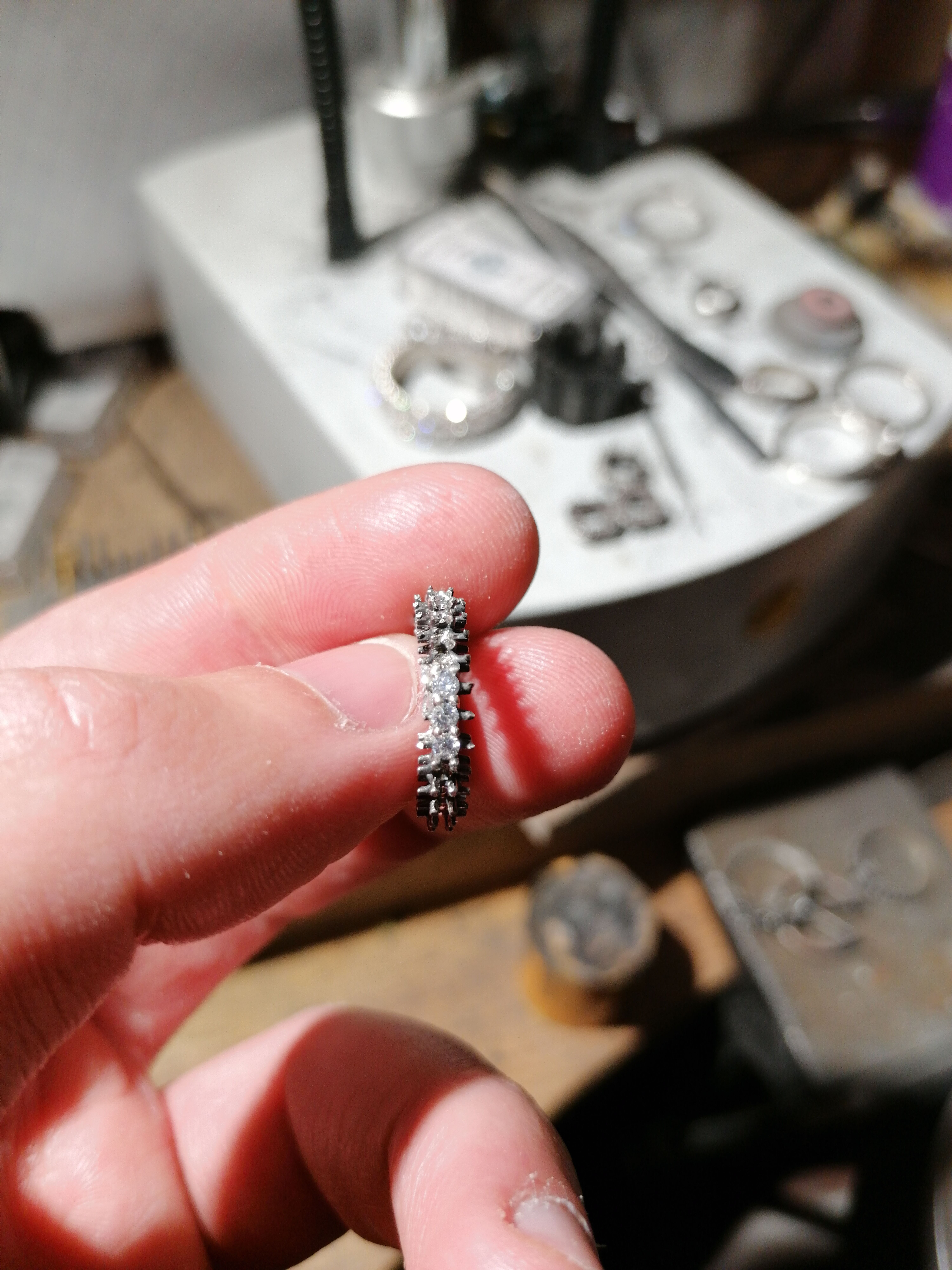 Engagement ring 3D print model_18