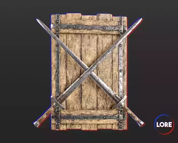Medieval Collection Crude Sword and Shield 