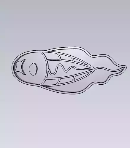 Pokemon Tynamo Cookie Cutter Stamp Cake Decorating